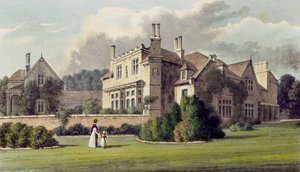 Endsleigh, do Ackermanns Repository of Arts, 1823 (litografia colorida) de English School