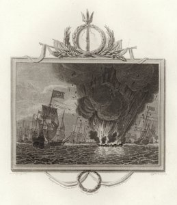 Engajamento entre as Frotas Francesa e Inglesa no Canal a 10 de agosto de 1512 de English School
