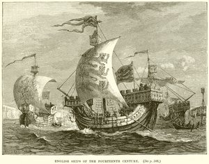 Navios Ingleses do Século XIV de English School