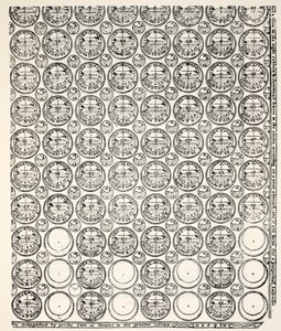 Almanack Gravado, 1591 (cópia de Bagford) de English School