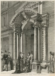 Entrada para a Galeria Grosvenor de English School