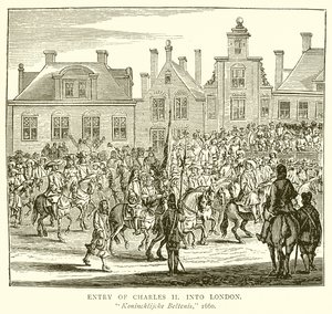 Entrada de Carlos II em Londres de English School