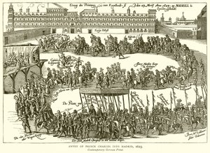 Entrada do príncipe Charles em Madri, 1623 de English School