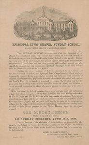Escola Dominical da Capela dos Judeus Episcopais de English School