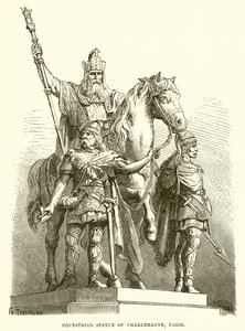 Estátua Equestre de Carlos Magno, Paris de English School