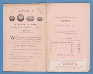 Catálogo de equipamentos produzido por E. Blakey & Sons, 1895 de English School