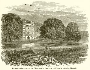 Esher - Porta de entrada do Palácio Wolseys de English School