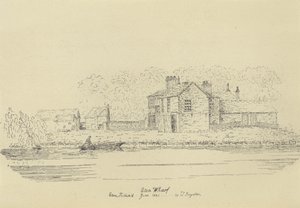 Eton Wharf, 1821 (gravura) de English School
