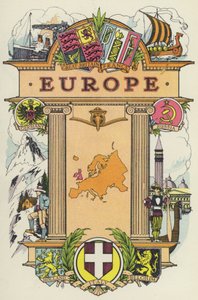 Europa (cor litho) de English School