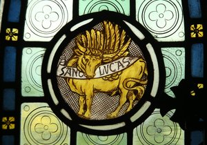Emblema de evangelista: St Luke de English School