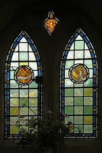 Emblemas de evangelista: São Mateus e São Marcos de English School