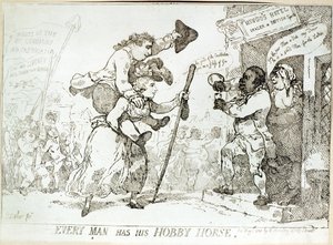 Todo homem tem seu Hobby Horse, publicado em 1784 de English School