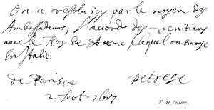 F de Peirese de English School