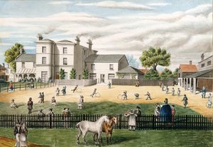 Fairfield House School e Playground (wc no papel) de English School