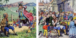Cenas de conto de fadas de English School
