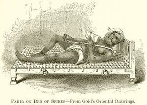 Fakir na cama dos pontos de English School