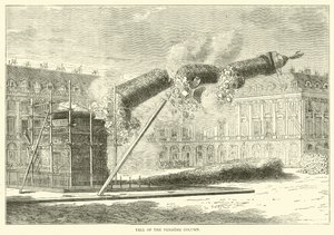Queda da Coluna Vendome, abril de 1871 de English School