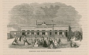 Estação Farringdon Road na Ferrovia Metropolitana de English School