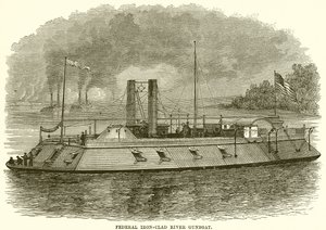 Gunboat federal do Rio Iron-Clad de English School