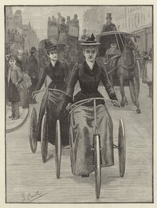 Ciclistas do sexo feminino de English School
