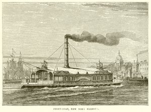 Ferry-boat, Porto de Nova York de English School