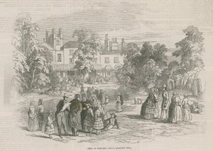 Festa em Bedford Lodge, Campden Hill, Londres de English School