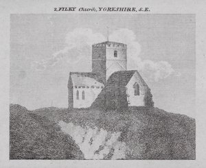 Filey Church, Yorkshire, SE (gravura) de English School