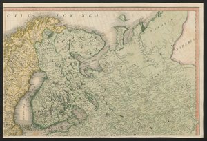 Finlândia e Rússia, da Europa, descrevendo todas as mudanças de Território, juntamente com os seus desvios nas linhas de fronteira dos seus vários Impérios e Estados, acordados e confirmados pelo tratado definitivo de Paris, 20 de Novembro de 1815, publica de English School
