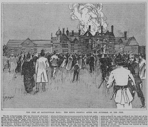Incêndio em Sandringham, Norfolk de English School
