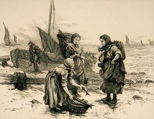 Fisherwomen in c.1880, de 