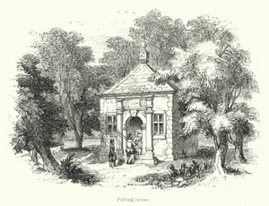 Casa de pesca (gravura) de English School