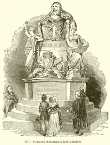 Monumento de Flaxmans ao senhor Mansfield de English School
