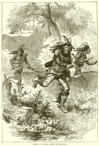Vôo dos índios após o massacre de English School