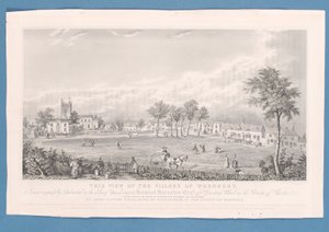 Jogo de futebol no Village Green em Wrenbury, Inglaterra de English School