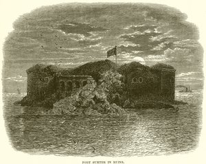 Fort Sumter em ruínas