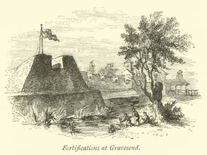 Fortificações em Gravesend de English School