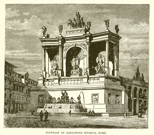 Fonte de Alexandre Severo, Roma de English School