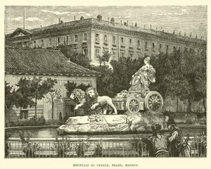 Fonte de Cibele, Prado, Madrid de English School