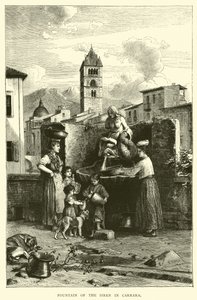 Fonte da sirene em Carrara de English School