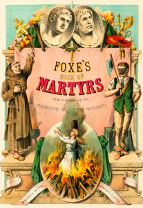 Livro dos Mártires de Foxe: Página de Título de English School
