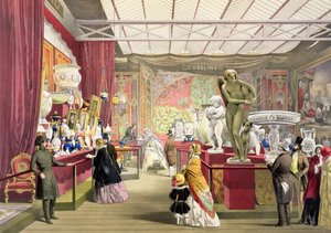 France No. 3, de Dickinsons Comprehensive Pictures da Grande Exposição de 1851, publicado em 1854 de English School