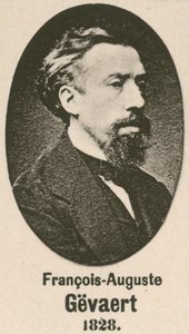 Francois-Auguste Gevaert (gravura) de English School