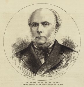 François Paul Jules Grevy (gravura) de English School
