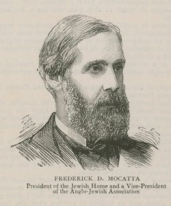 Frederick D Mocatta, Presidente da Casa Judaica e Vice-Presidente da Associação Anglo-Judaica de English School