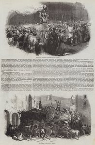 Revolução Francesa de 1848 (gravura) de English School