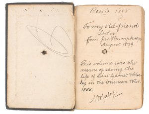 Livro de gramática francesa e inglesa pertencente ao Tenente Garnet Joseph Wolseley (livro) de English School