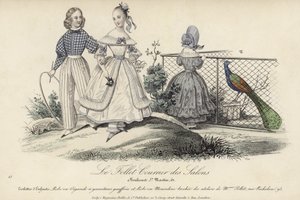 Modas das crianças francesas, século XIX de English School