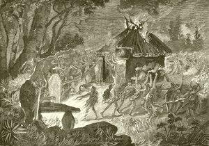 Orgasias religiosas frenéticas dos druidas de English School