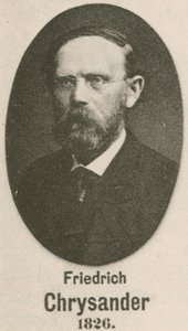 Friedrich Chrysander (gravura) de English School