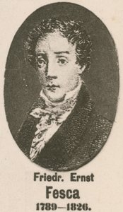 Friedrich Ernst Fesca (gravura) de English School